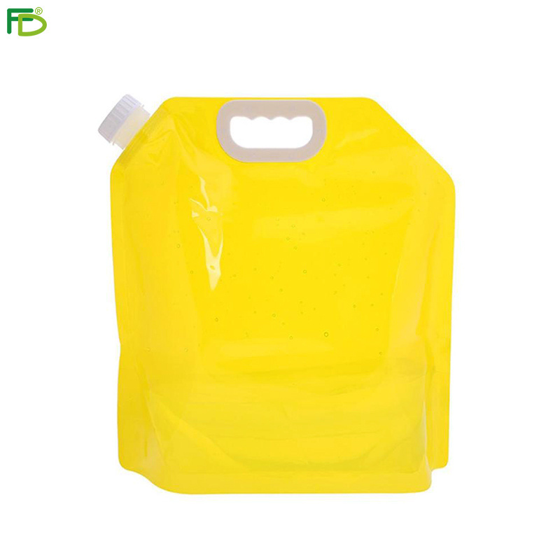 BPA Free Roll Up  Collapsible Portable  Hydrogen 5 gallon water bottle jug bag for outdoor sports, hiking, walking, traveling