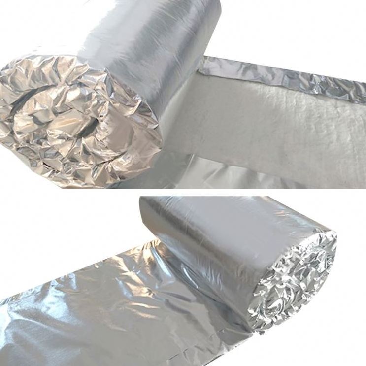 Exhaust Pipe High Temperature  Insulation Ceramic Fireproof Wool Blanket