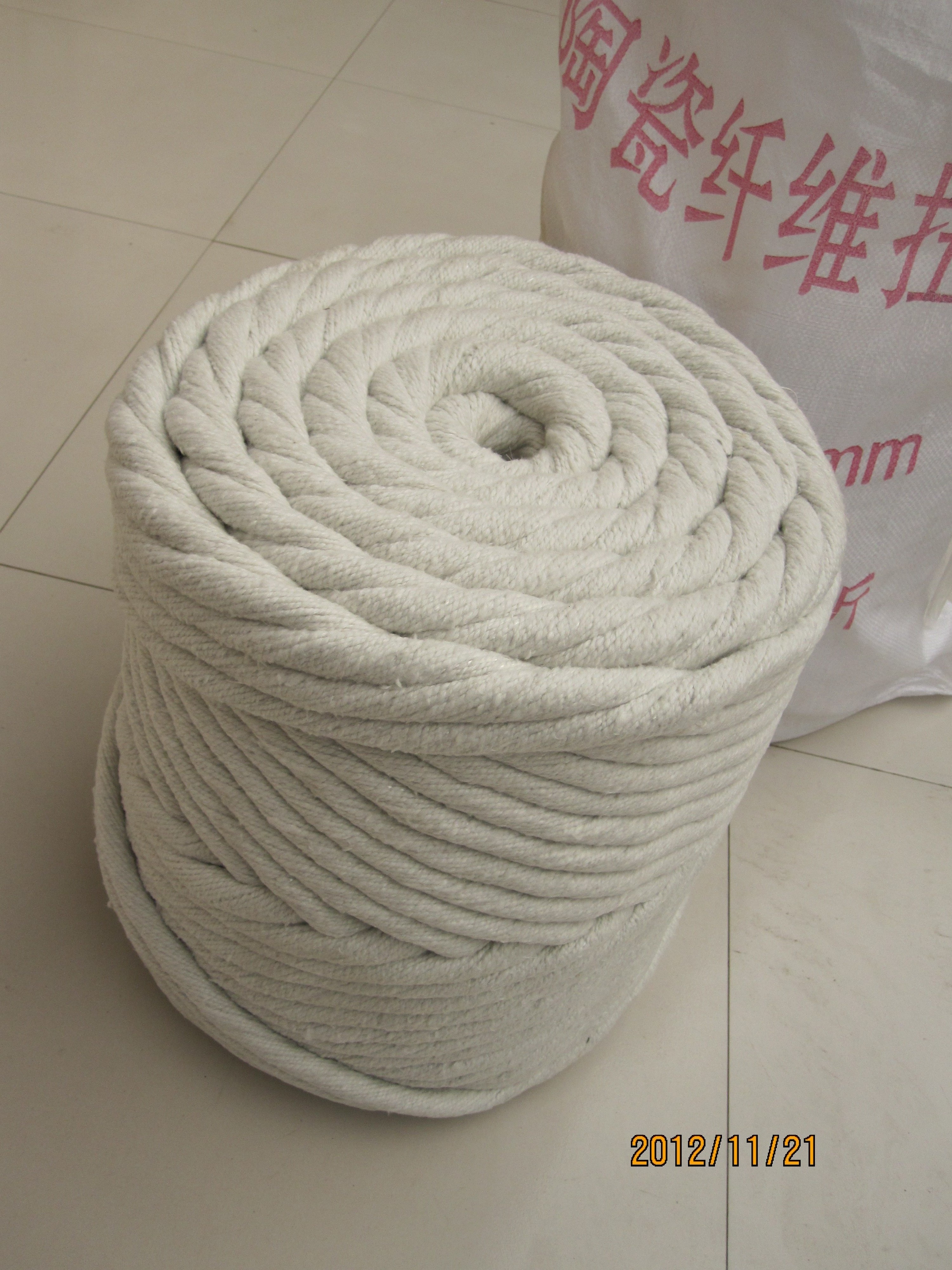 Factory Supply Soft Pure Ceramic Fiber Gland Packing With PTFE For Seal