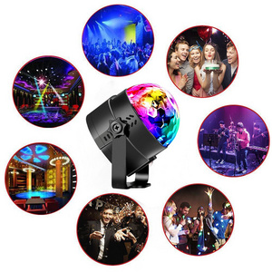 Hot sale mini party laser projector remote control LED stage light RGB crystal magic ball disco light