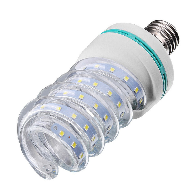 Super bright high power E27 / B22 SMD2835 energy saving LED light spiral LED corn bulb