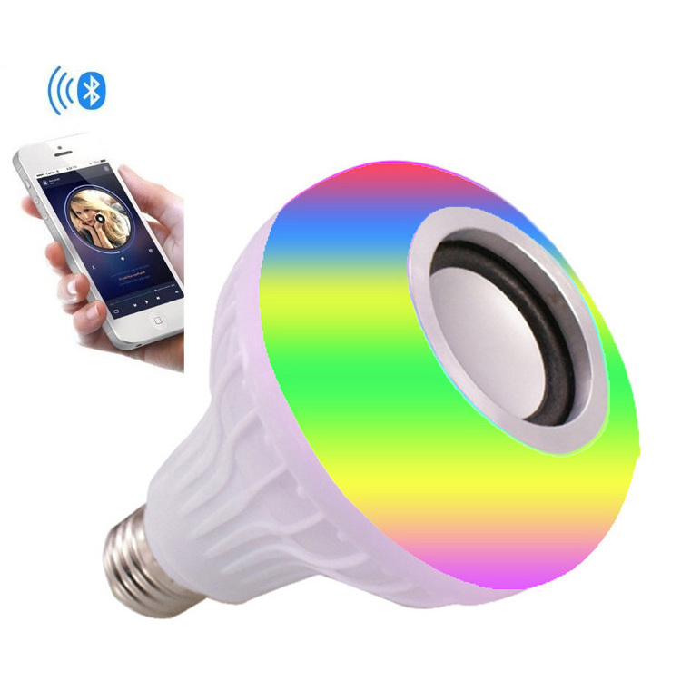 Spot RGB dimming and color changing led bulb speaker speaker smart LED music bulb