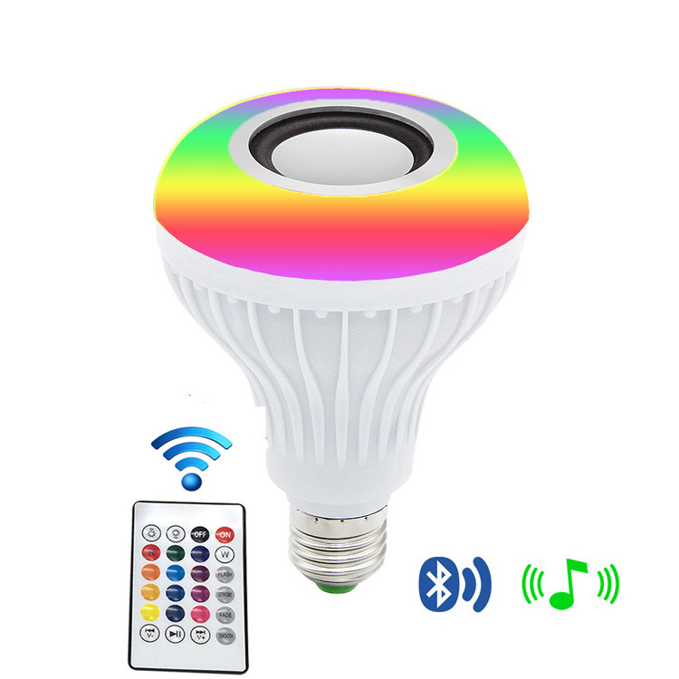 Spot RGB dimming and color changing led bulb speaker speaker smart LED music bulb