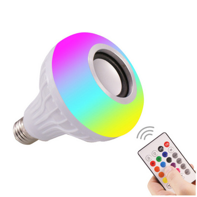 Spot RGB dimming and color changing led bulb speaker speaker smart LED music bulb