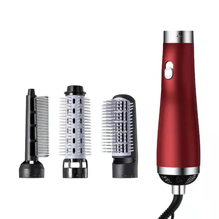 Professional hair straightener Comb brush dryer Electric ion hair dryer 3 in 1 hot air brush