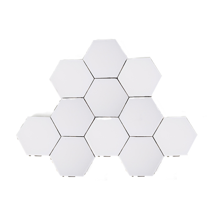 Hexagonal lamp modular touch sensor lamp magnetic rhombus creative decoration wall quantum night light