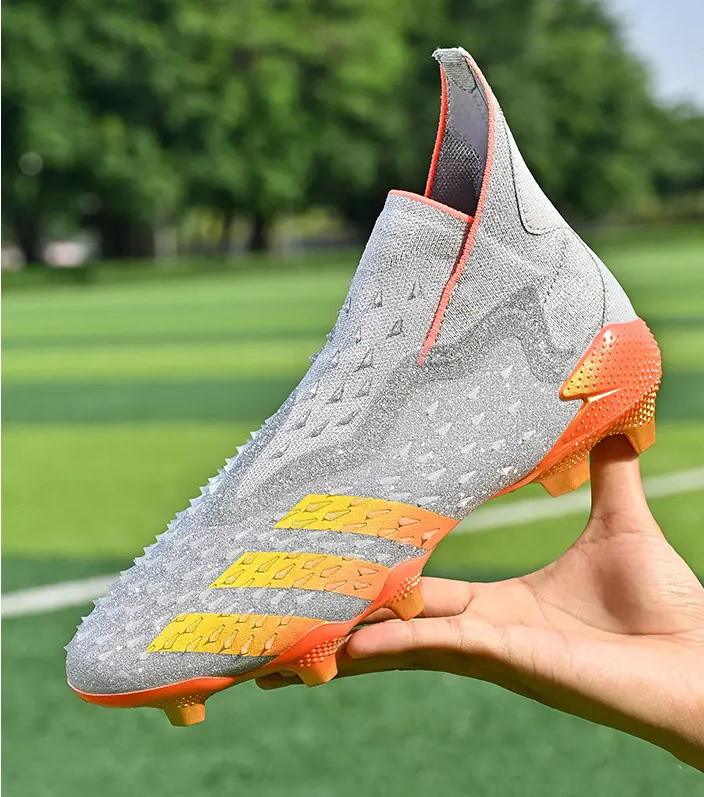 Top Quality Fashion Chaussures Hommes Football Shoes Wholesale High Ankle Soccer Shoes Famous Brand Football Soccer Boots