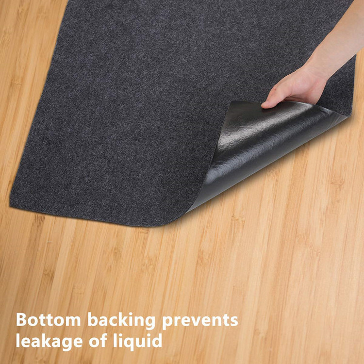 Anti-slip Waterproof Absorbent Cabinet Liner sink mat felt Under The Sink Mat for Drawer Kitchen shelf