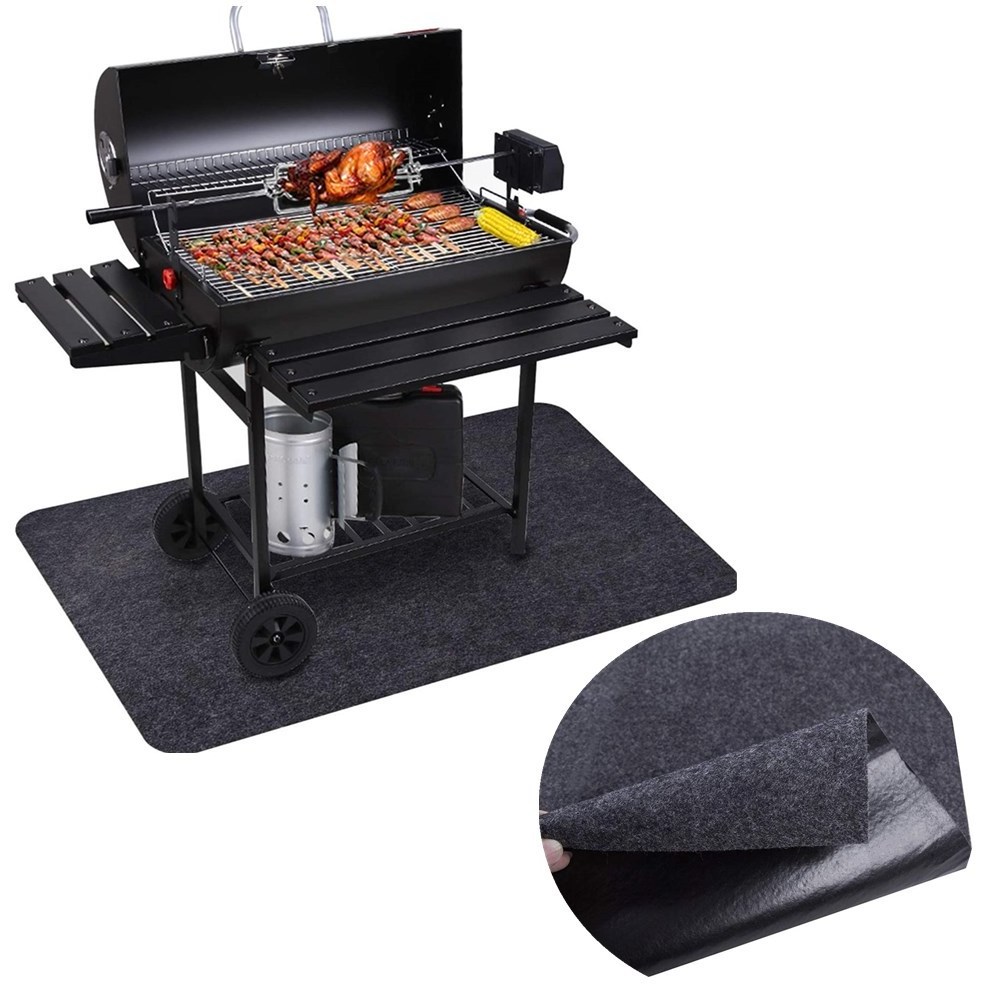 Absorbent Oil BBQ Mat Under Grill floor Mat 36