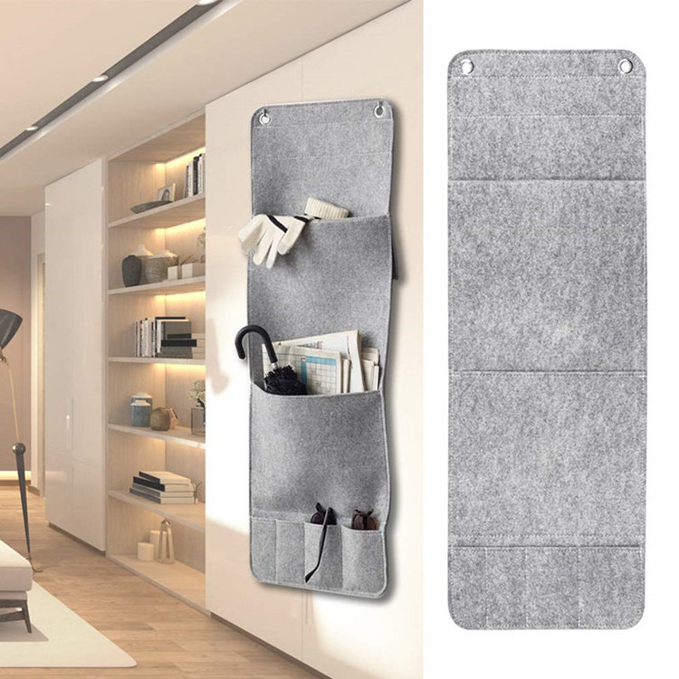 Wall Mounted Storage Bag Over The Door Storage Pockets Wall Door Closet Hanging Storage Organizer