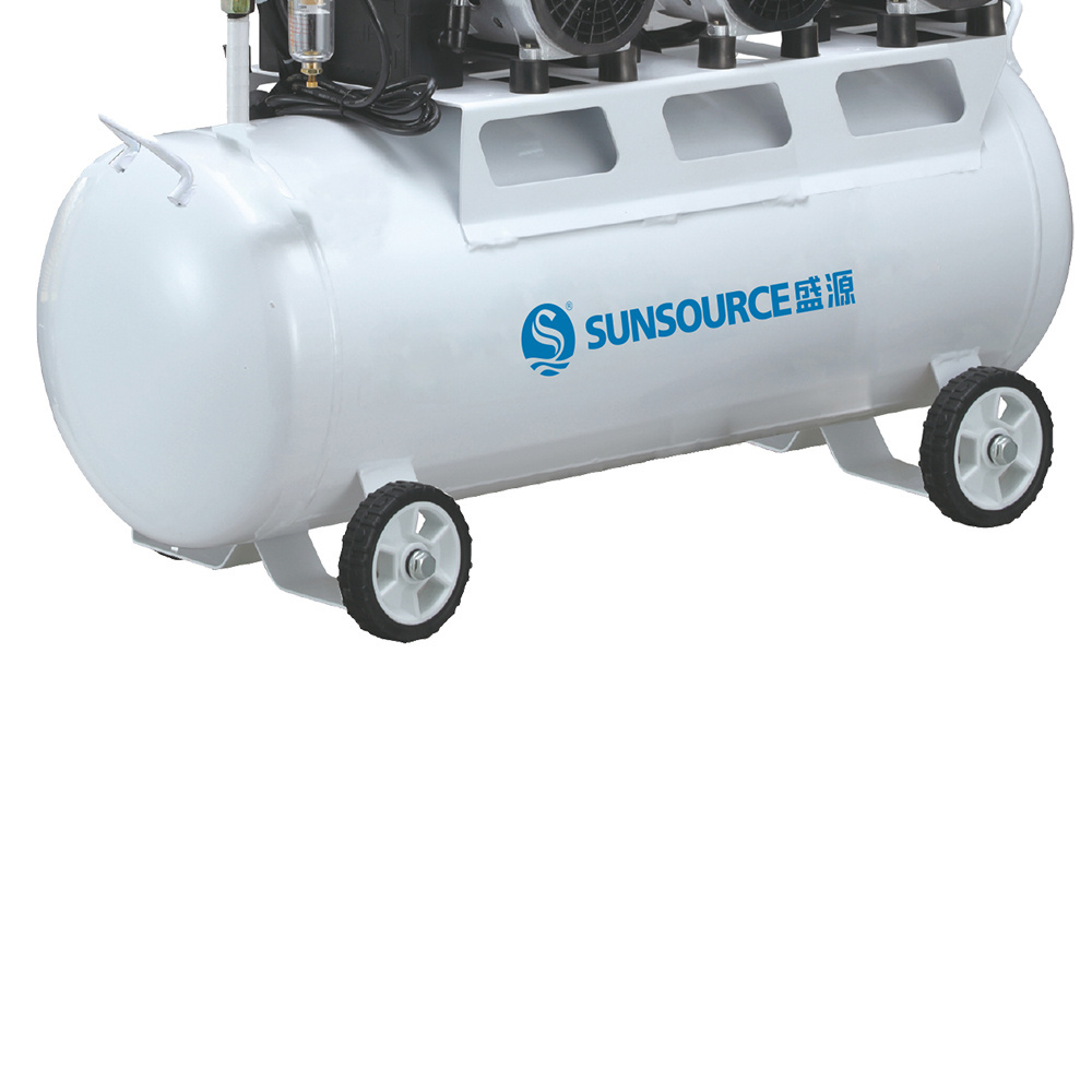 High Quality Ac Air Compressor Multi Head Powerful Engine 2.2Hp 3Hp 1.65Kw 2.25Kw Silent Oil Free Air Compressor