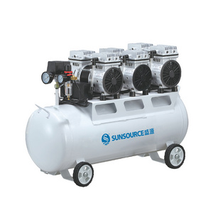 High Quality Ac Air Compressor Multi Head Powerful Engine 2.2Hp 3Hp 1.65Kw 2.25Kw Silent Oil Free Air Compressor