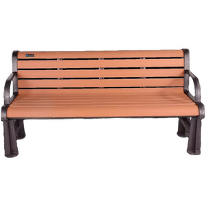 Park long chair outdoor furniture set backrest rest bench community square camping bench