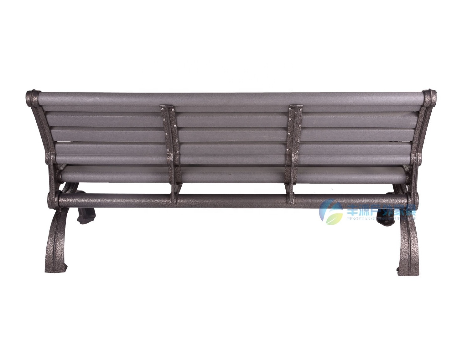 Hot sale durable hdpe bench outdoor sitting bench garden furniture aluminium legs restaurant outdoor bench