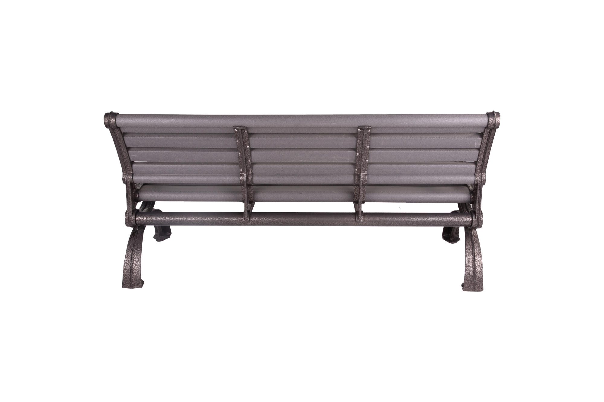 High quality cast aluminum patio furniture outdoor PVC plastic bench 3 seaters long chair indoor wooden bench