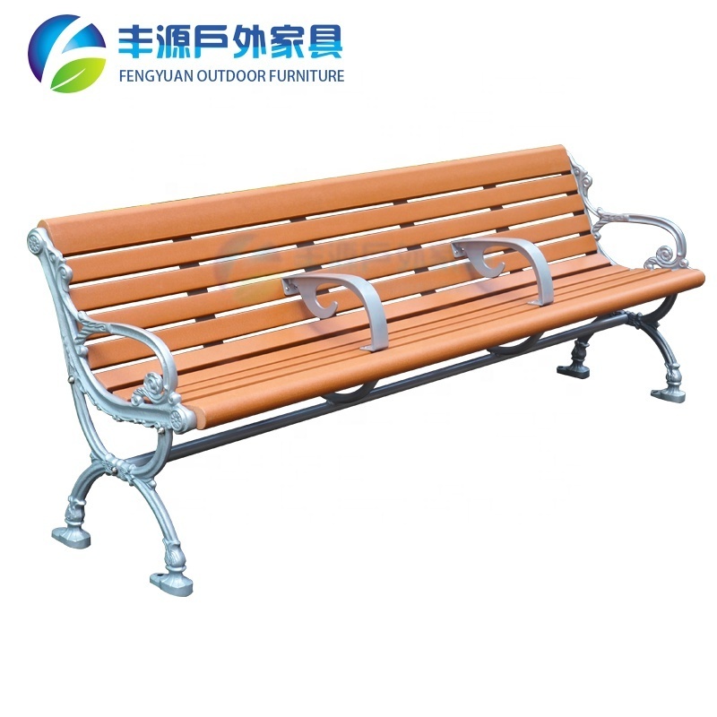 Park bench cast aluminum/ iron benches outdoor garden european style street outdoor leisure bench