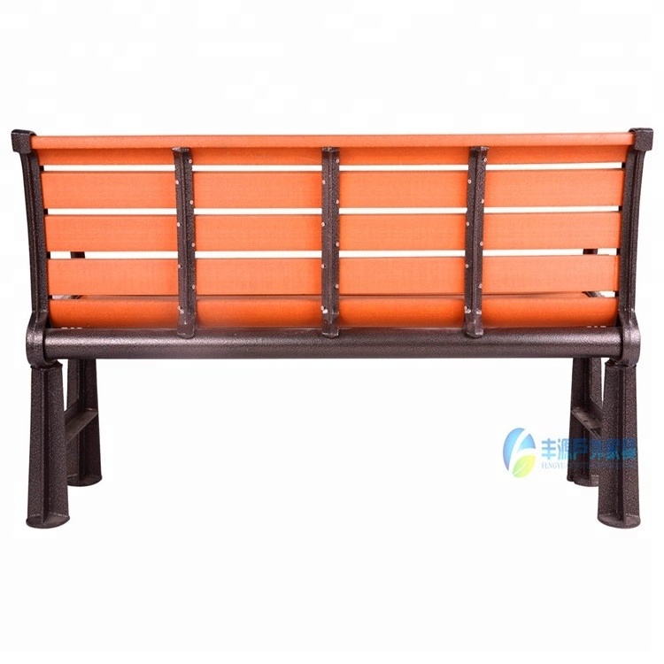 Wholesale Outdoor Wooden Garden Paris France Garden Furniture Three Seater Aluminum Chair Plastic Bench