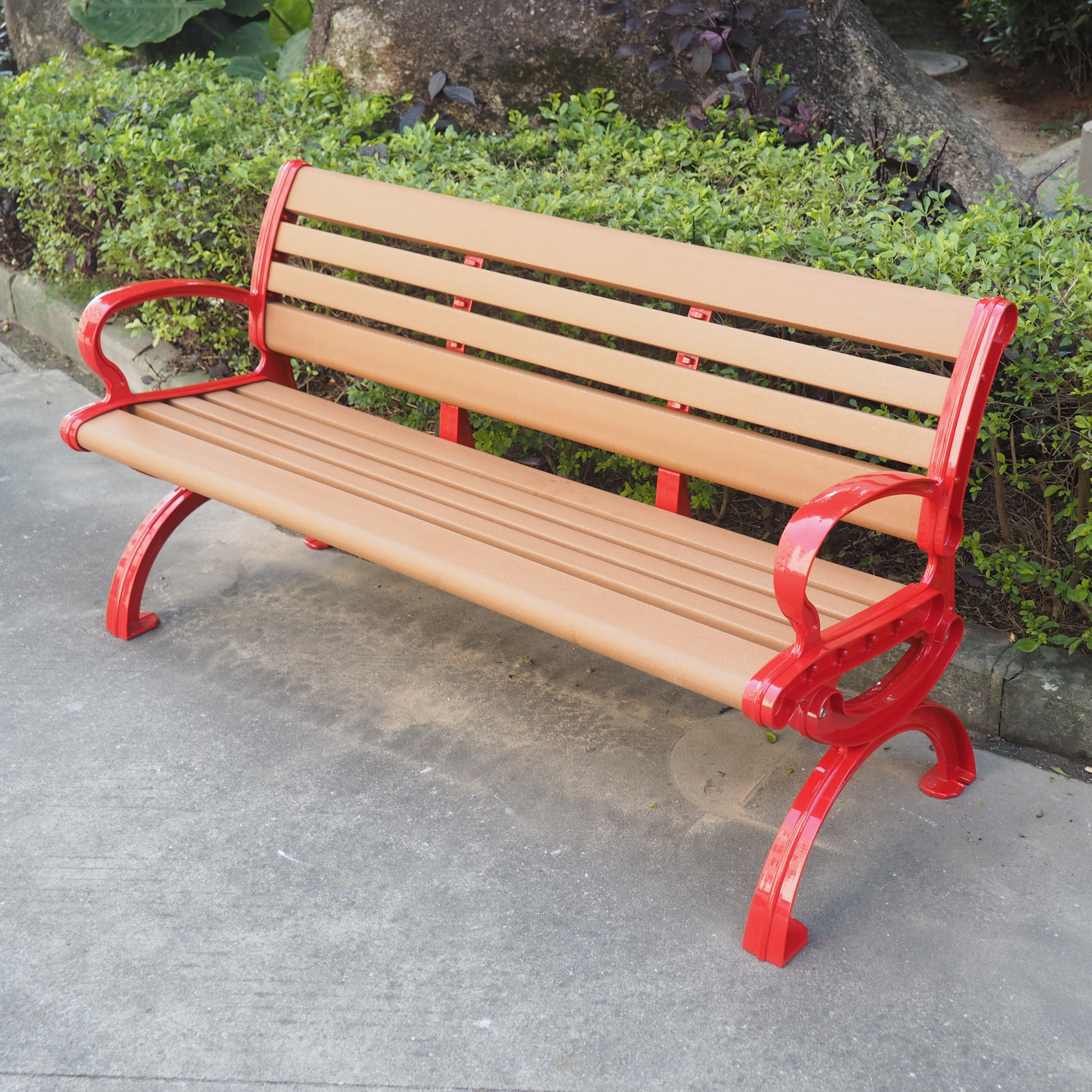 Cast Aluminum Ends Used Park Benches For Sale Furniture Design Curved Wooden Seats Wood Slats Backless Patio Garden Bench