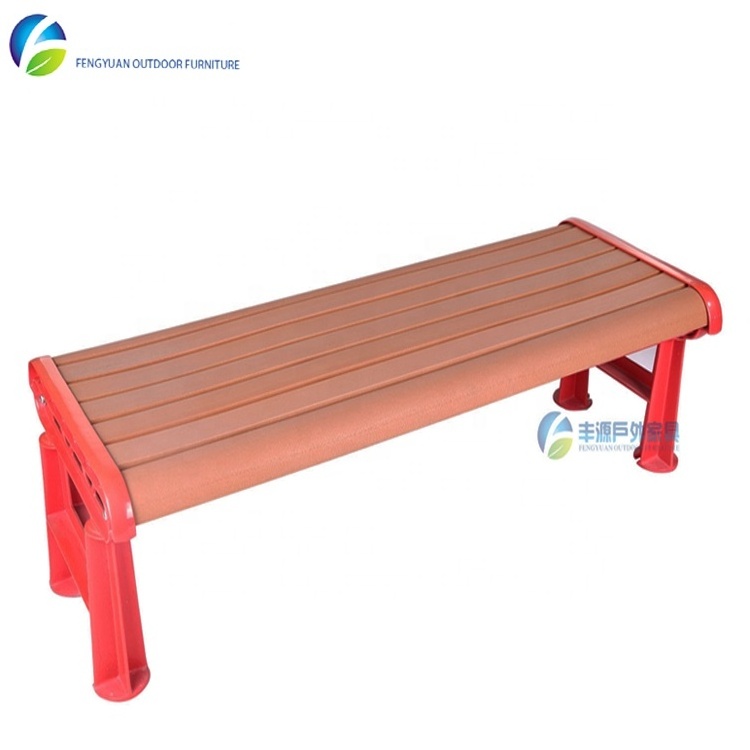 Factory Price Rain-Proof Outdoor WPC/HDPE Composite Plastic Wood Public Park Bench Garden Sofas Chair