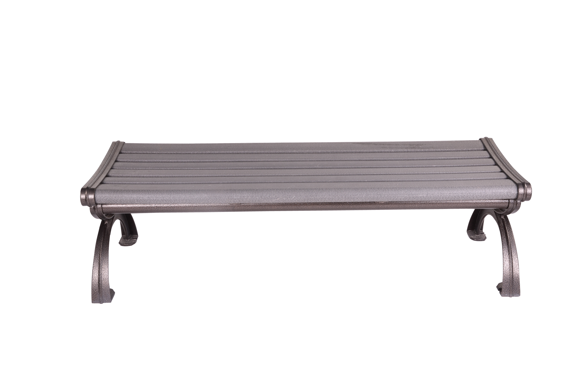 Custom colors metalframe wood plastic outdoor long bench patio garden park bench