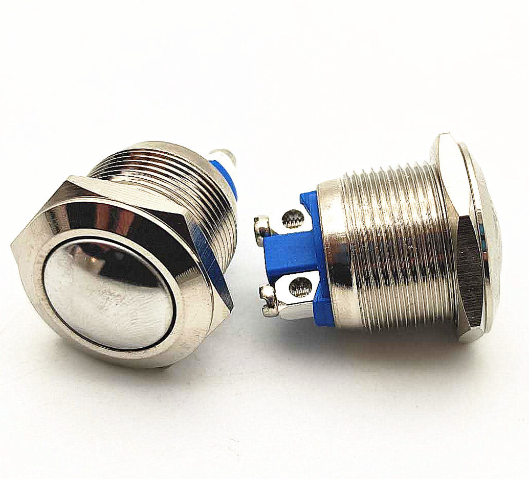 19mm Ball Head Screw Feet  Metal Push Button Switch