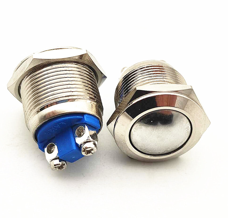 19mm Ball Head Screw Feet  Metal Push Button Switch