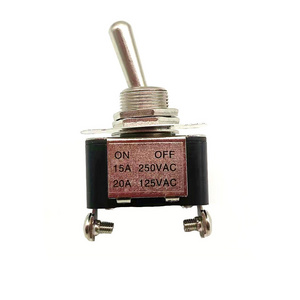 ON-OFF  2pin 2 position 10/15A 250V/125V Latching Type Toggle Switch