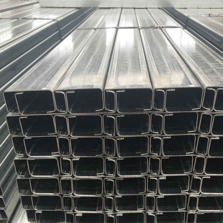 best quality cold bending structure 3 inch slotted c channel Z profile C shape steel