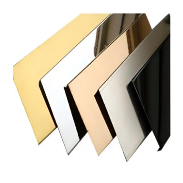 304 stainless steel 14k and 18k decoration 0.5*1220*2440 gold mirror steel sheet plate finish