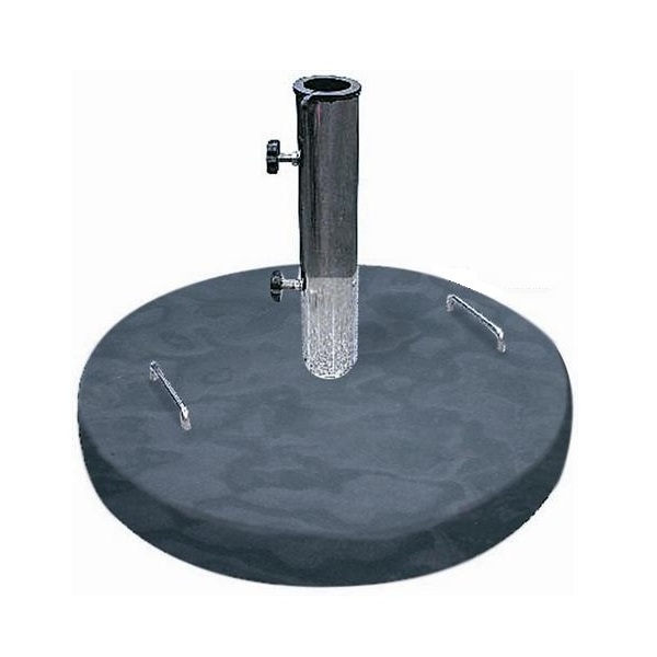 Natural Travertine Stone Garden Umbrella Stand Outdoor Base Parts