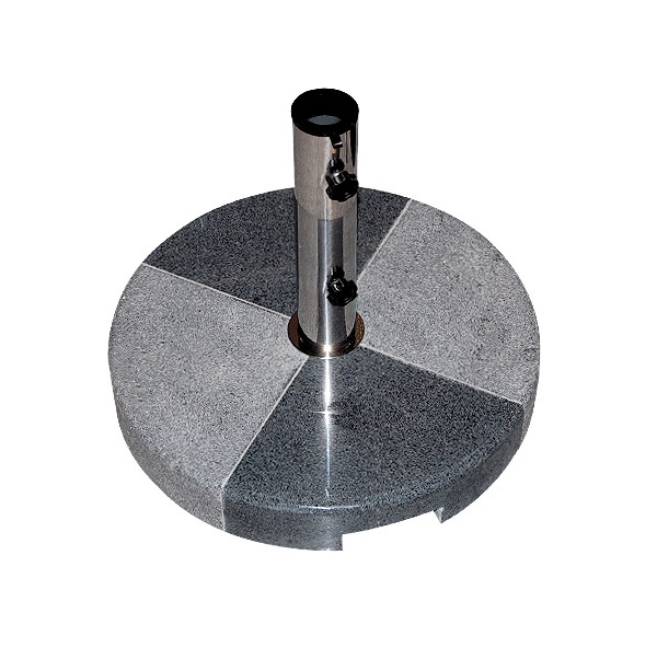 For Sale Natural Stone Grey Square Patio Garden Parasol Umbrella Granite Base 25kg