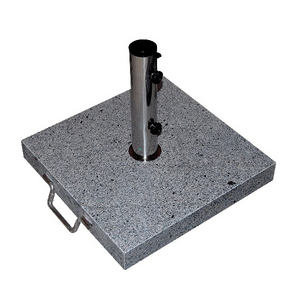 For Sale Natural Stone Grey Square Patio Garden Parasol Umbrella Granite Base 25kg