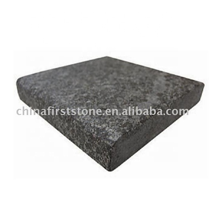 Black Granite Swimming Pool Half Bullnose Border Coping Tile