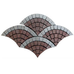 HZM-36B Landscape Granite Cobblestone Paver Mat