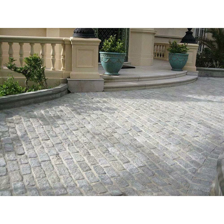 White Grey Portuguese M2 Price Large Outdoor Cobblestone Pavers Mat