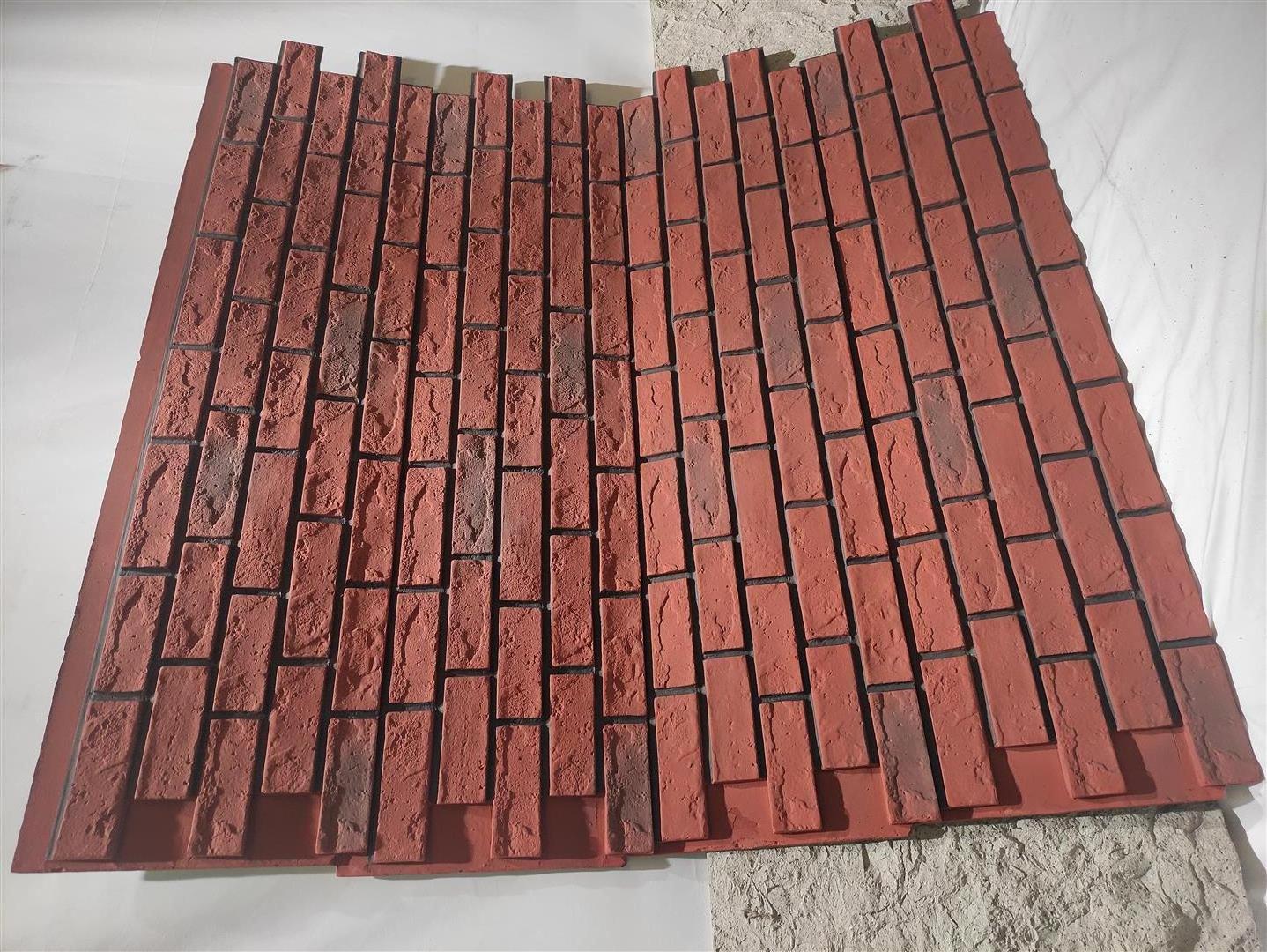 Promotional OEM Good Price Clay Tiles Style Exterior Wall Decorative Facing Bricks Stone Veneer Cladding For Building Materials