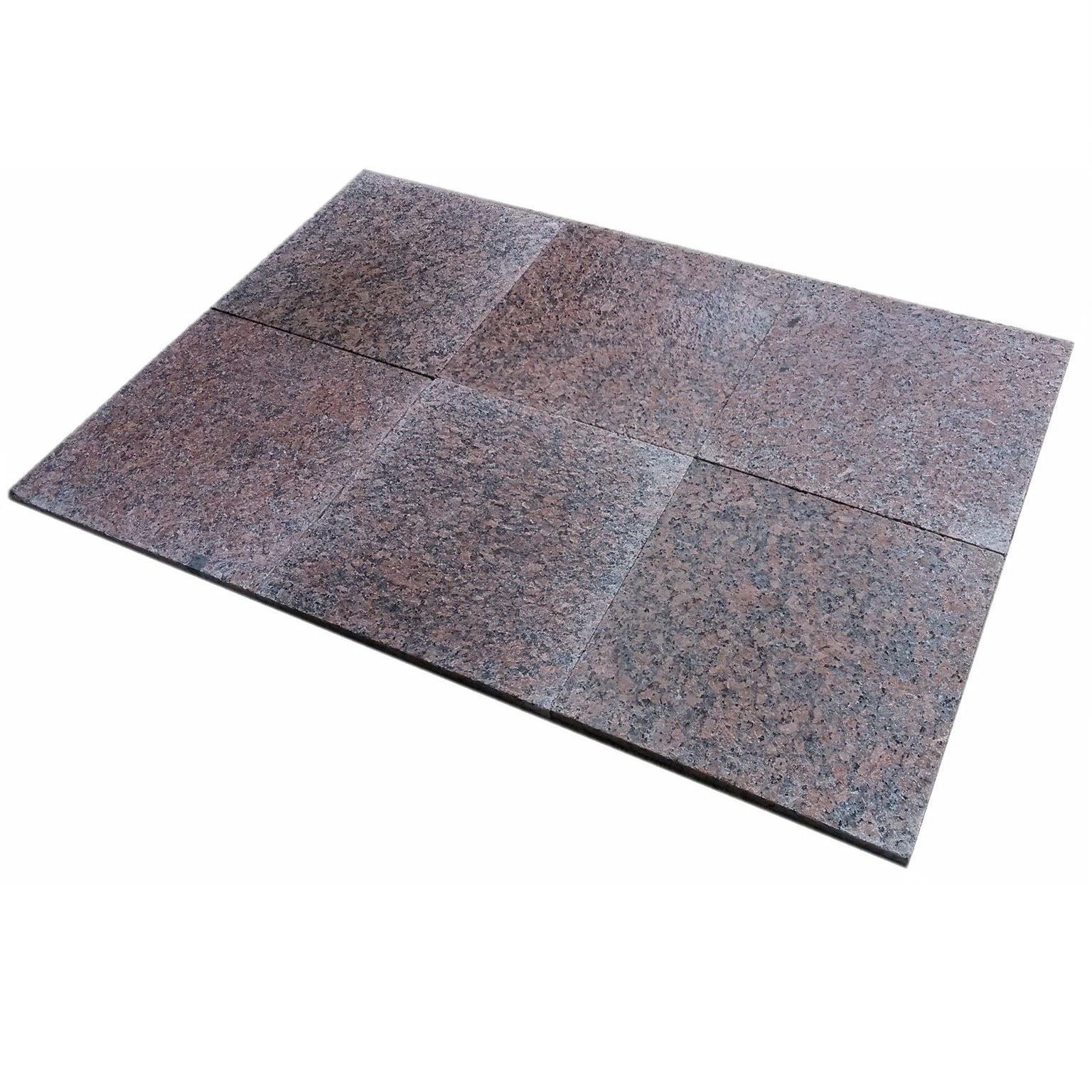 Maple Red Granite Stone Tiles Supplier Outdoor Non-slip Flamed Bullnose Stair Steps