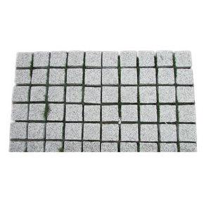 Cheap Pavement Granite Stone 603 Landscape Interlocking Cobblestones On Mesh Outdoor Pavers tiles For Sale