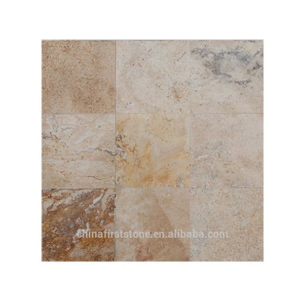 SLMF101-100-P travertine stone veneer floor