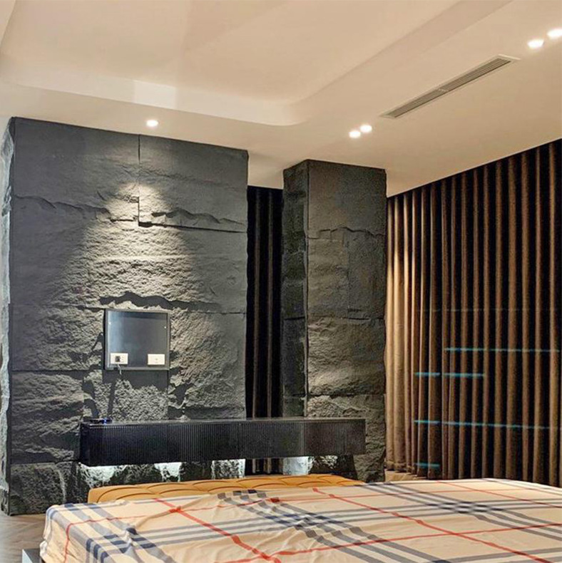 PU Artificial Faux Stone Skin Wallcovering Pillar Panel Column Wraps