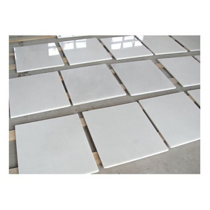 Natural Pure White Marble Stone Flooring Tiles, 34x34 Floor Tile