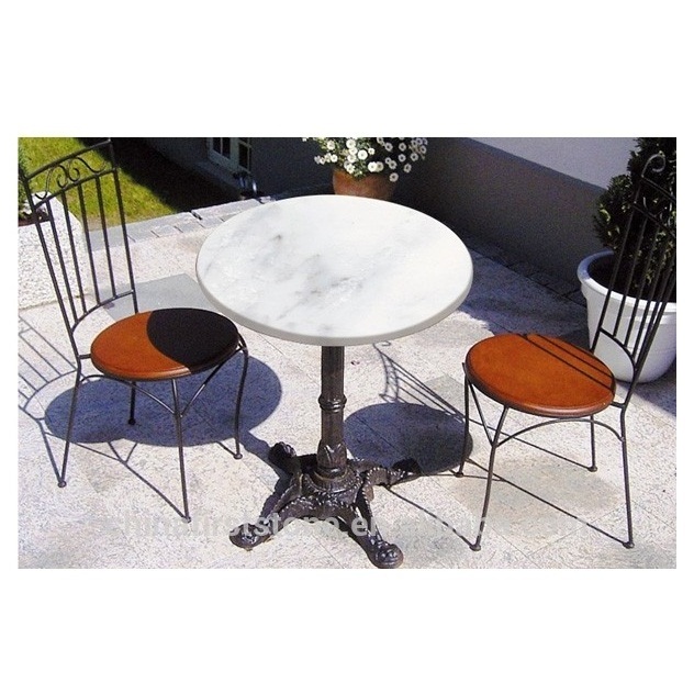 Customize Balcony Round Marble Dining Table Top