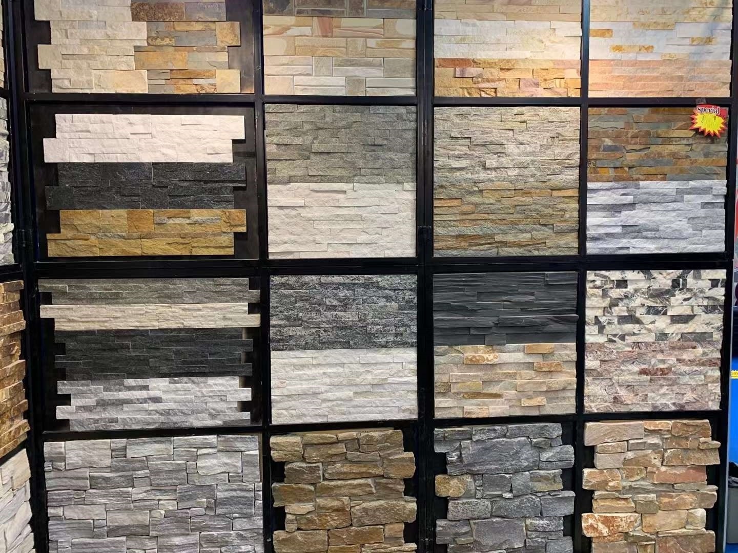 Custom Wholesale Price Natural Slate Culture Thin Stone Veneer Panels Wall Stone For External Exterior Outdoor Wall Cladding