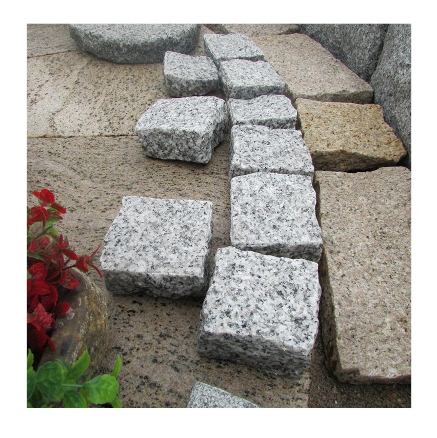 White Grey Portuguese M2 Price Large Outdoor Cobblestone Pavers Mat