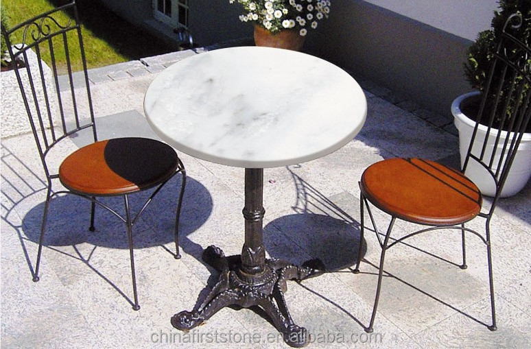 Customize Balcony Round Marble Dining Table Top