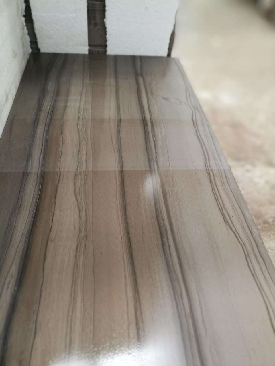 High Quality Athens Wood Stone Vein Natural Tiles Marble Tile First Stone Wall/floor Tile Decoration Fumigated Wooden Crate