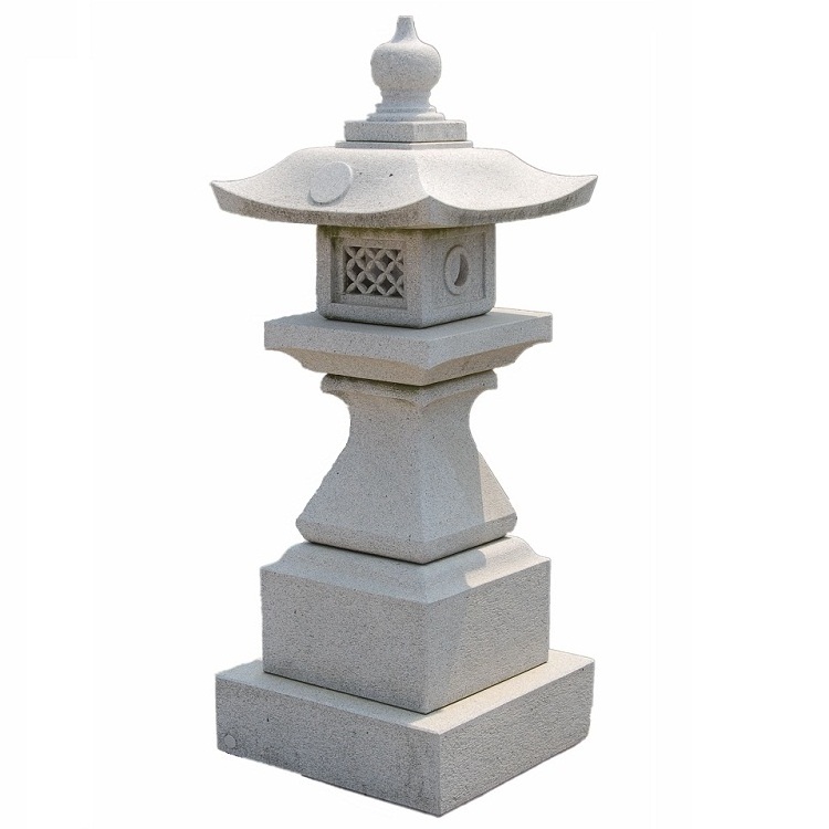 G603 Grey Stone Outdoor Japanese Granite Lanterns