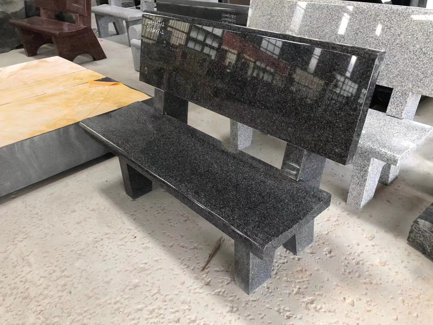 American Natural Granite Marble Stone Memorial Monument Headstone Tombstone Benches