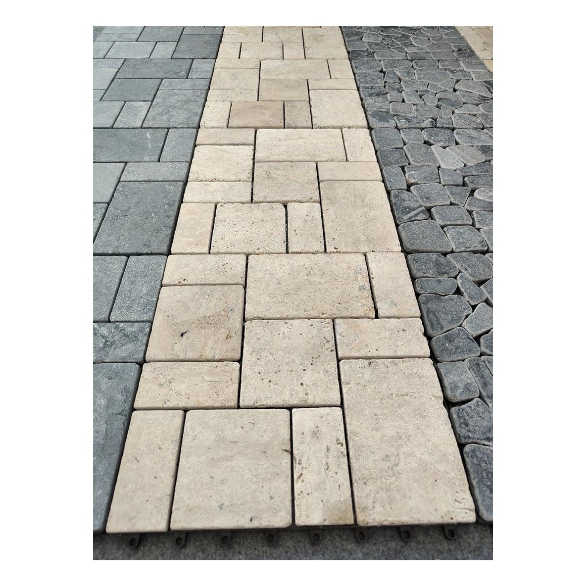 Outdoor Modern Garden Balcony Patio Decoration Flooring Interlocking Paving Stone Decking tiles