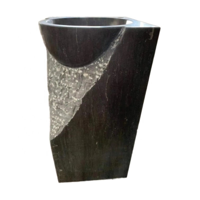 Wholesale Granite Stone Bathroom Modern Cone Pedestal Sink